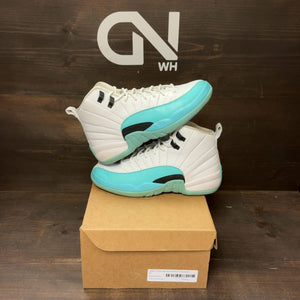 Jordan 12 Retro Light Aqua (GS) Size 6Y (Pre-Owned) - front