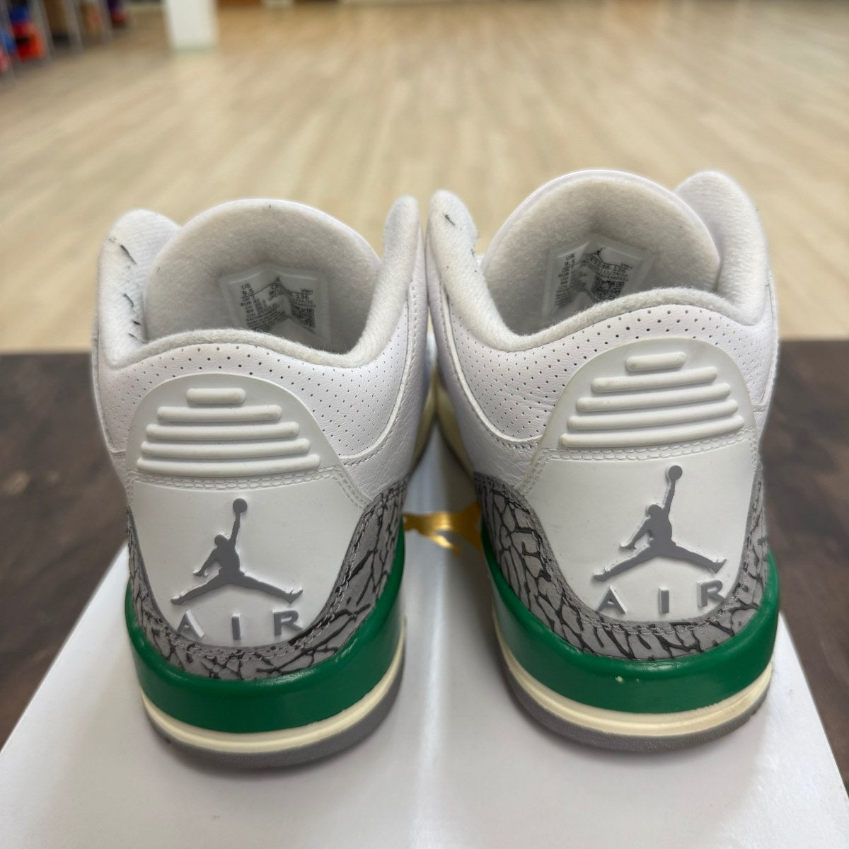 Jordan 3 Retro Lucky Green (Women's) - Image 3