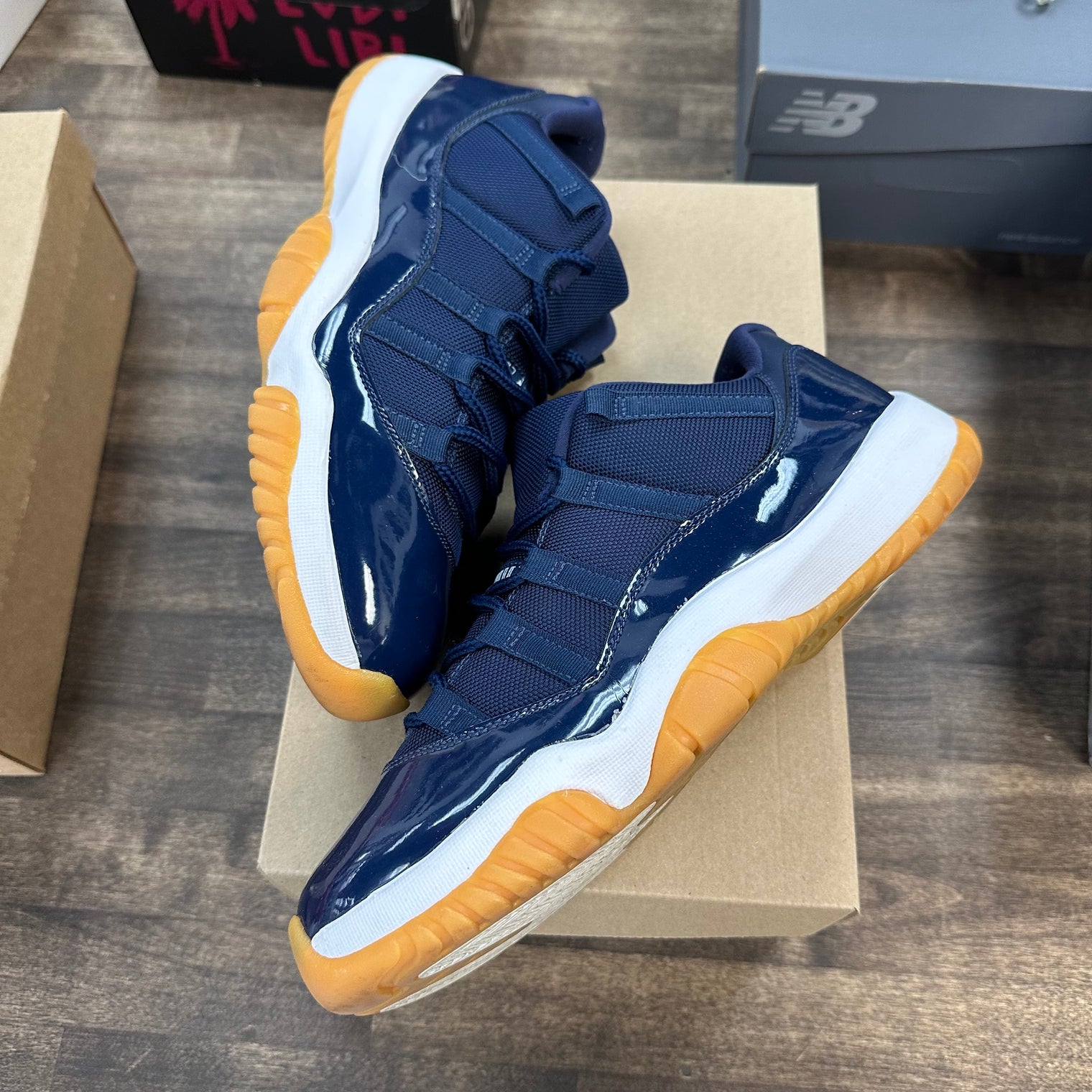 Midnight Navy Jordan 11 Low (USED, No Box)
