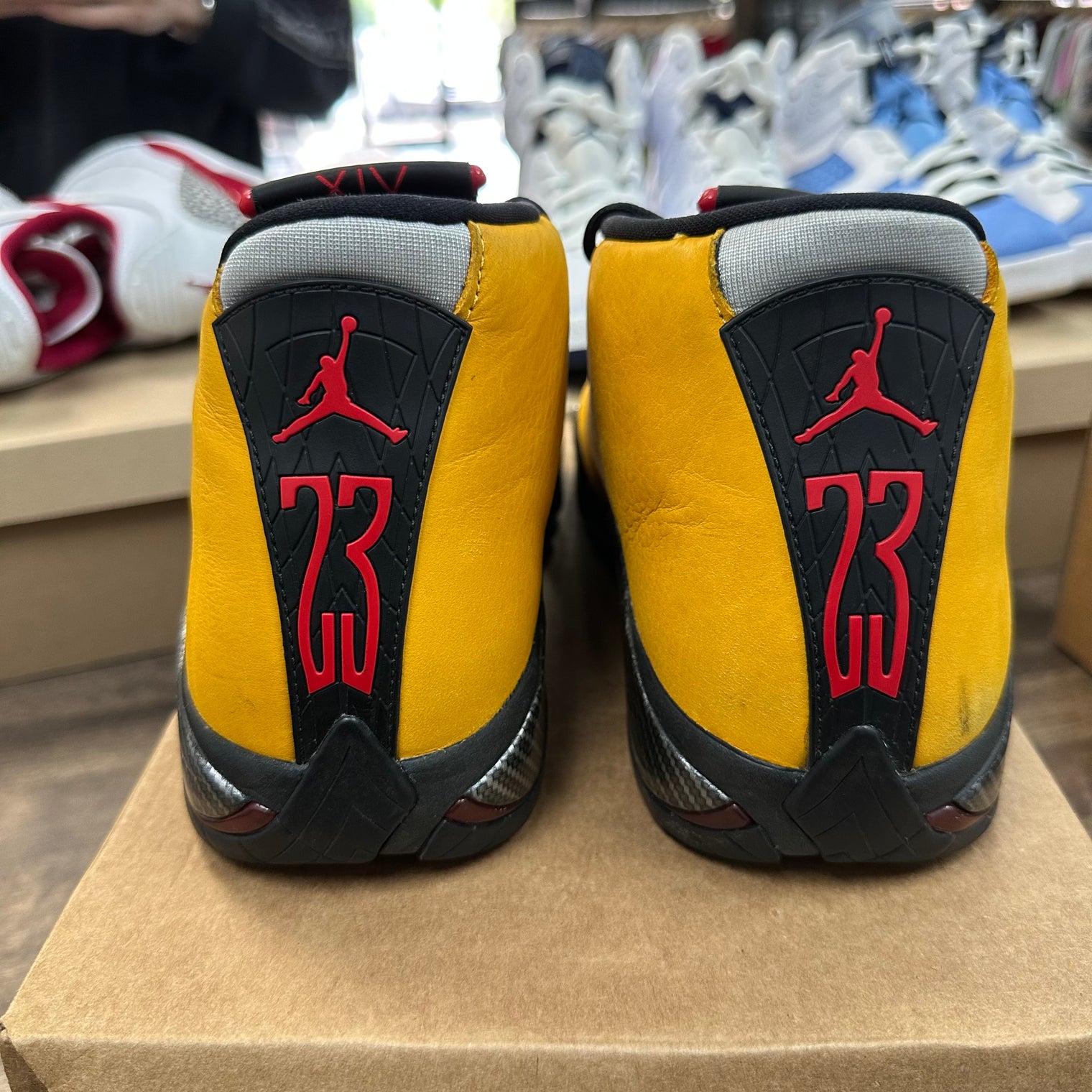 Ferrari University Gold Jordan 14 (USED,No Box)