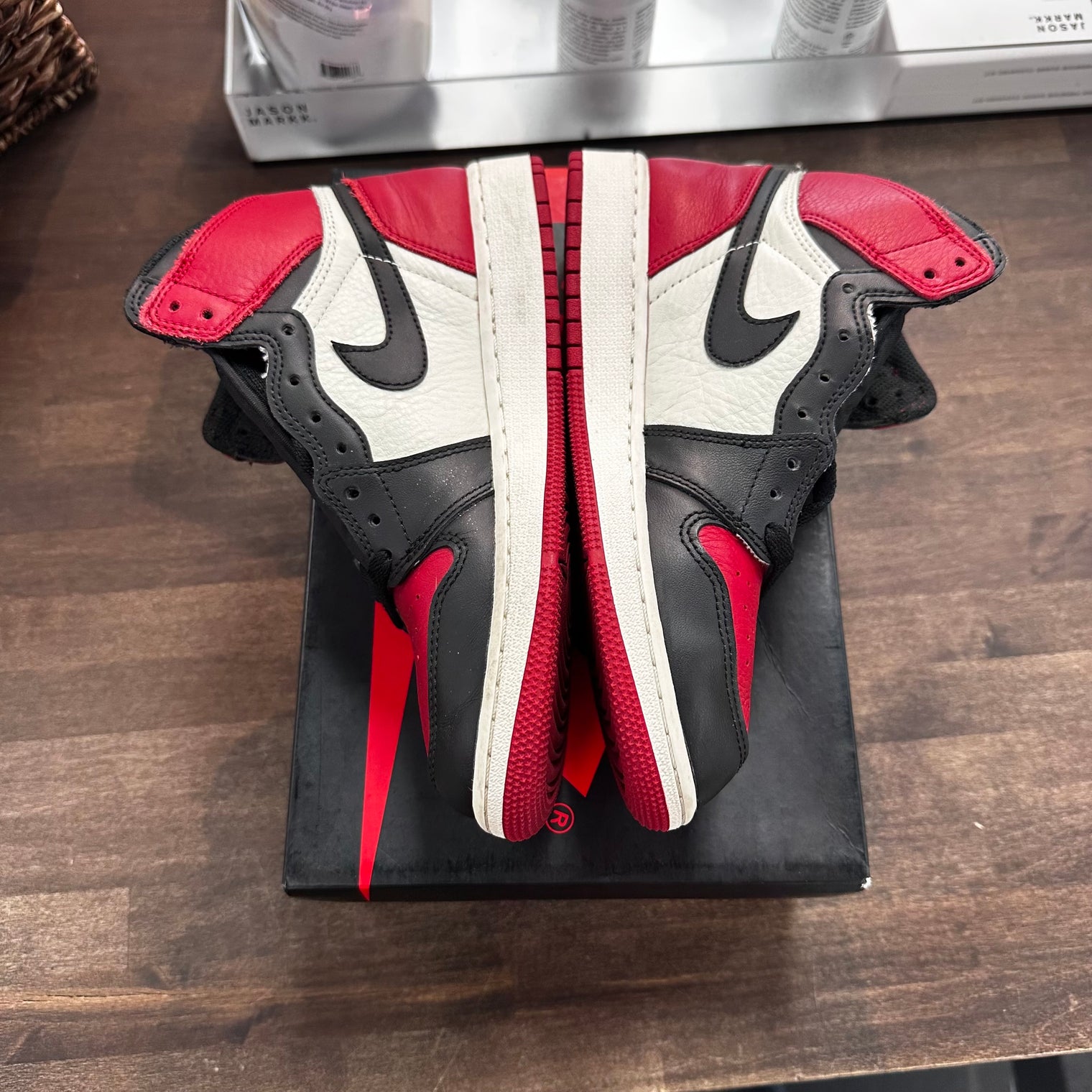 Bred Toe Jordan 1 High (GS) (USED)