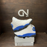 Jordan 13 Retro White Hyper Royal Black Size 8.5 (Pre-Owned)