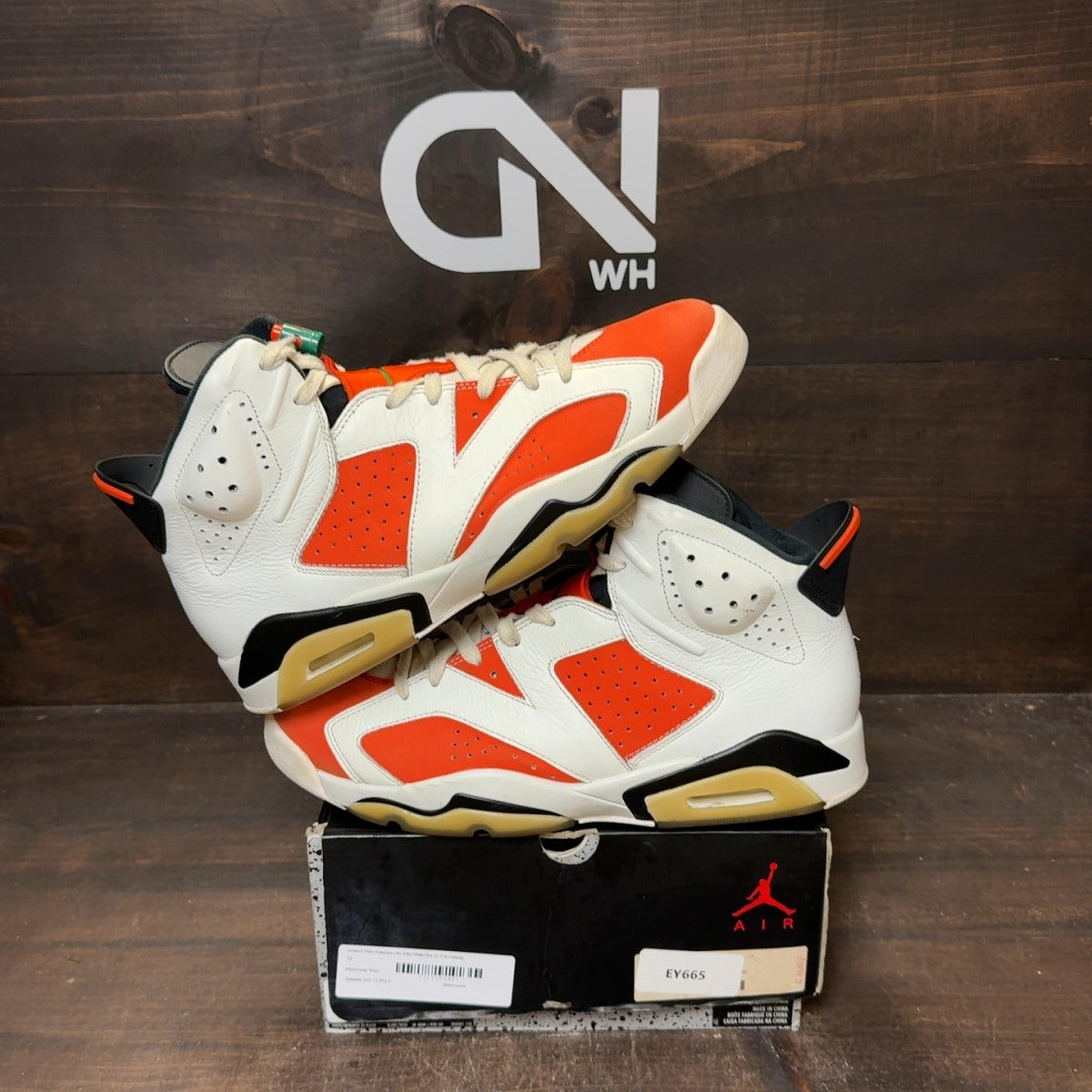 Jordan 6 Retro Gatorade Like Mike White Size 12 (Pre-Owned) - Image 1