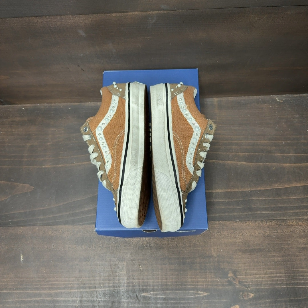 Vans LX Old Skool 36 Pearlized Pack Vintage Cocoa Brown Size 5.5 (Pre-Owned) - Image 4