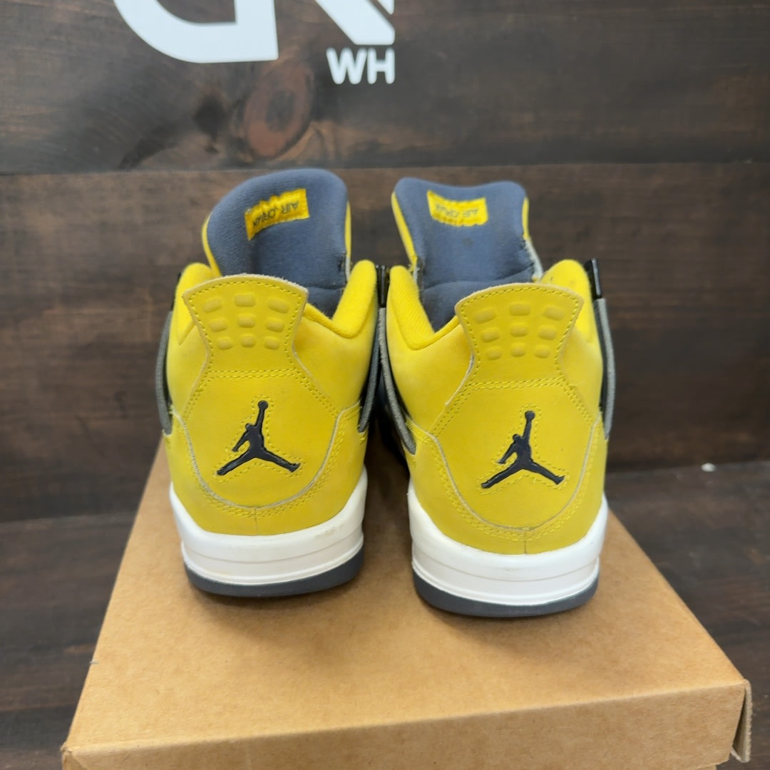 Jordan 4 Retro Lightning (2021) (GS) Size 5.5Y (Pre-Owned) - Image 5