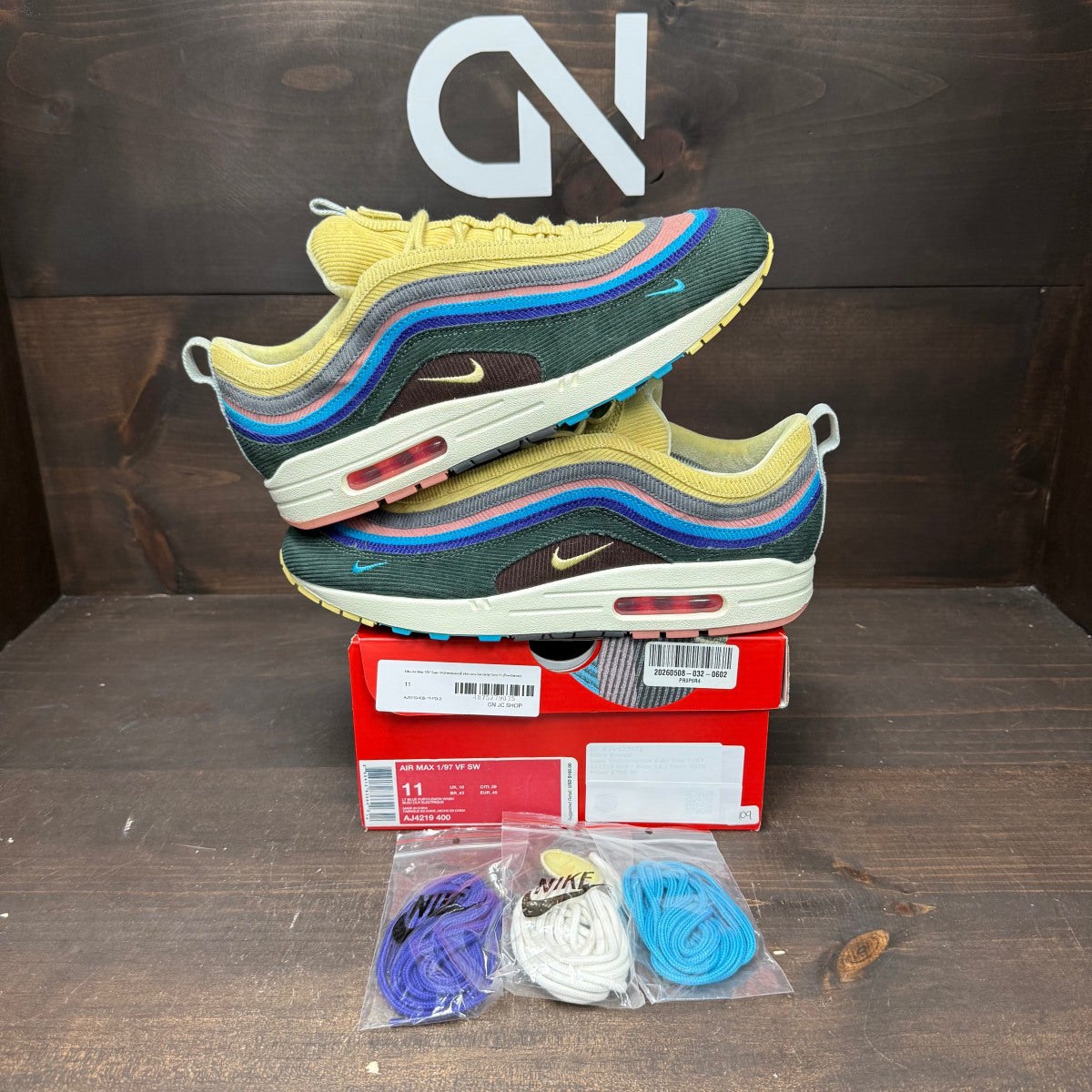 Nike Air Max 1/97 Sean Wotherspoon (Extra Lace Set Only) - Image 1