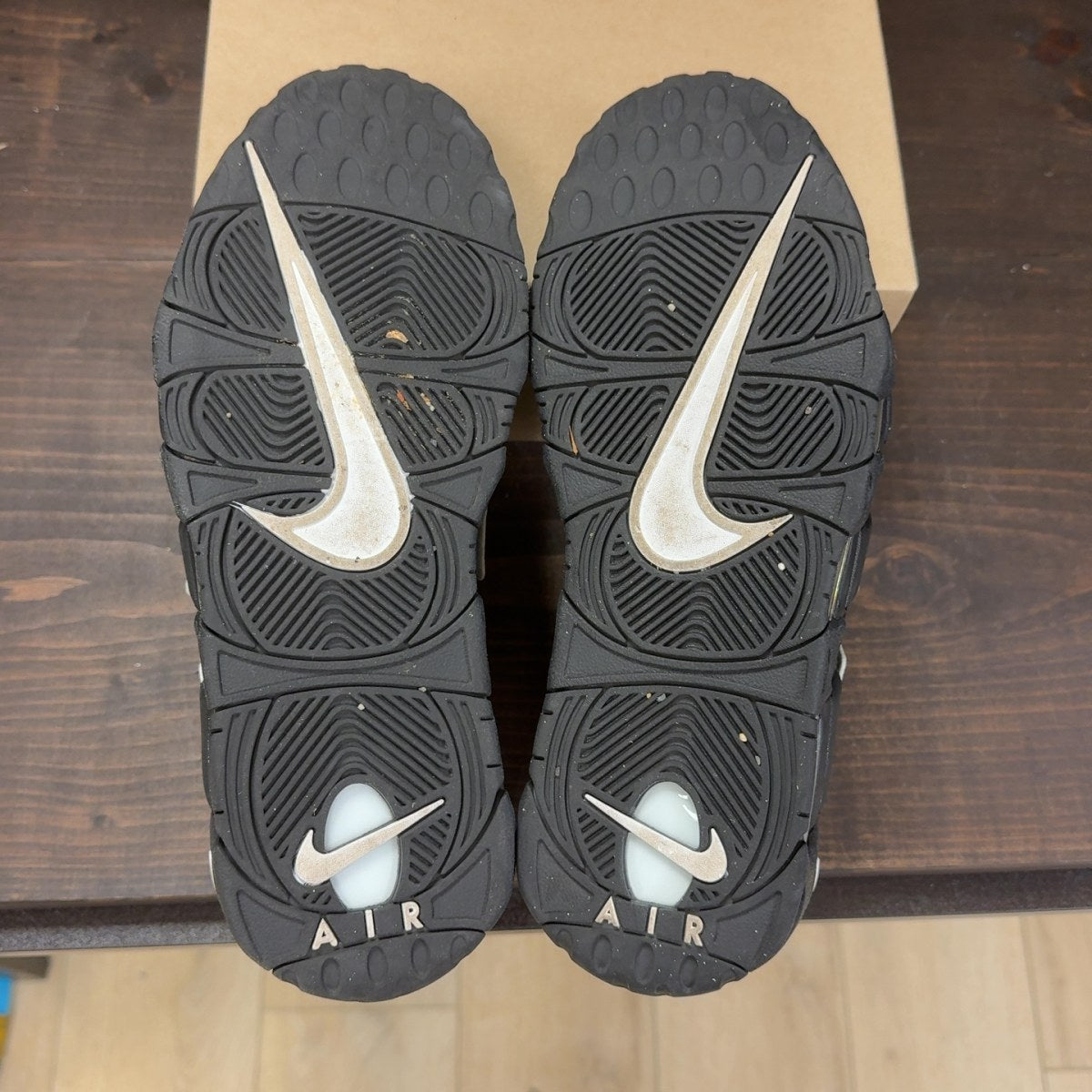 Nike Air More Uptempo Black White Size 9 (Pre-Owned) - Image 8