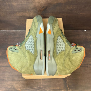 Jordan 5 Retro Olive (2024) Size 9 (Pre-Owned) - Image 4