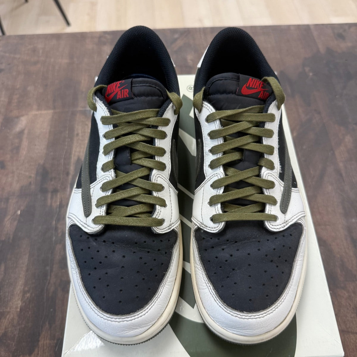Jordan 1 Retro Low OG SP Travis Scott Olive (Women's) - Image 2