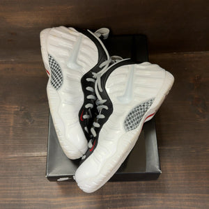 Nike Air Foamposite Pro White Black University Red - Image 2