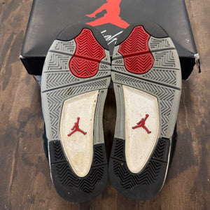 Jordan 4 Retro Black Canvas (GS) - Image 5