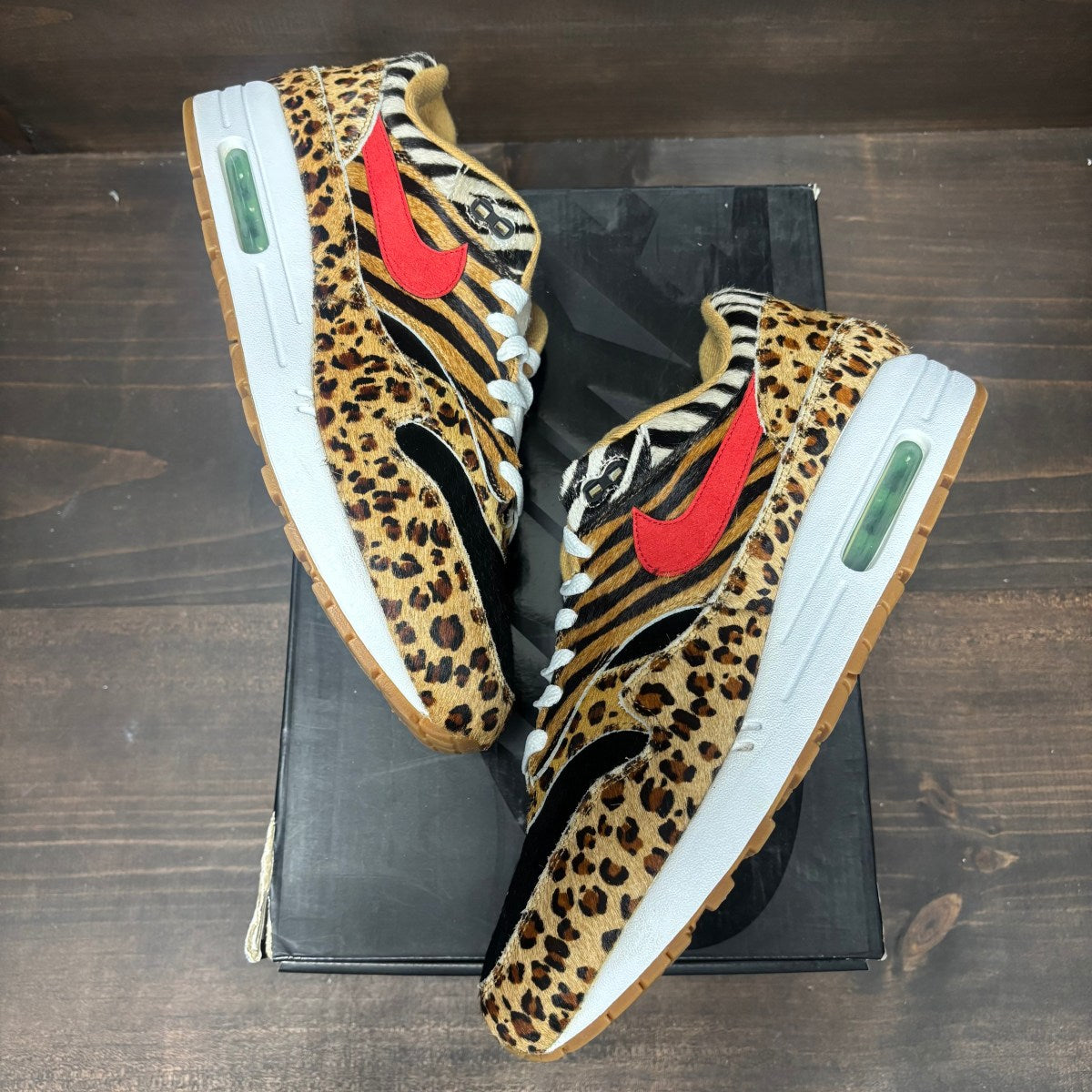 Nike Air Max 1 atmos Animal Pack 2.0 (All Black Box) (2018) - Image 2