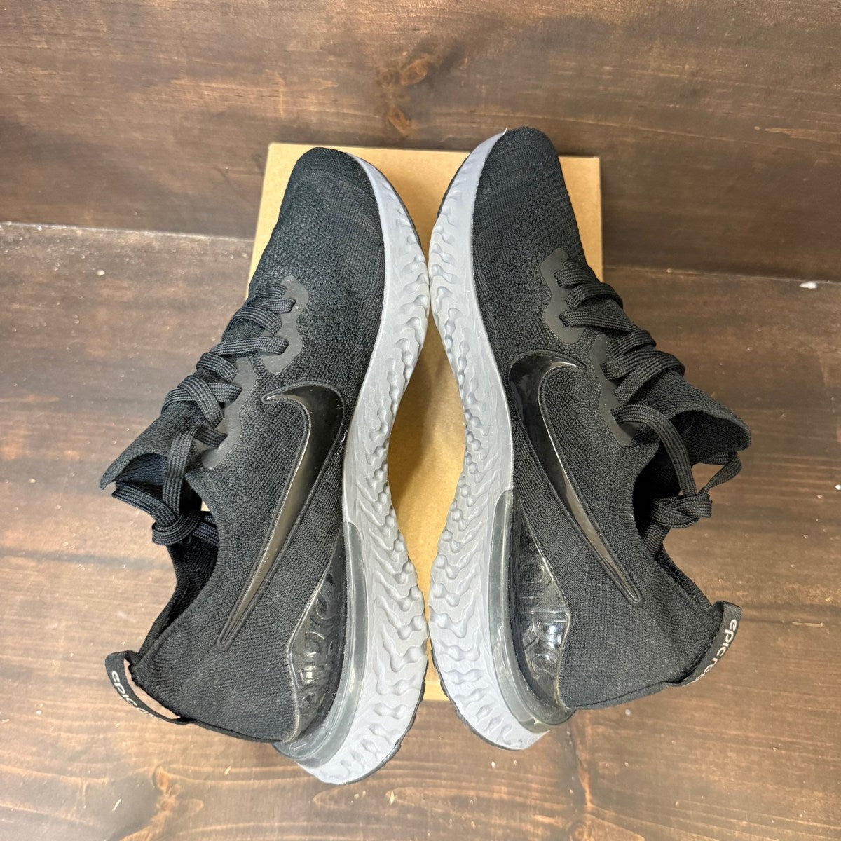 Nike Epic React Flyknit 2 Black Anthracite Size 12 (Pre-Owned) - Image 5