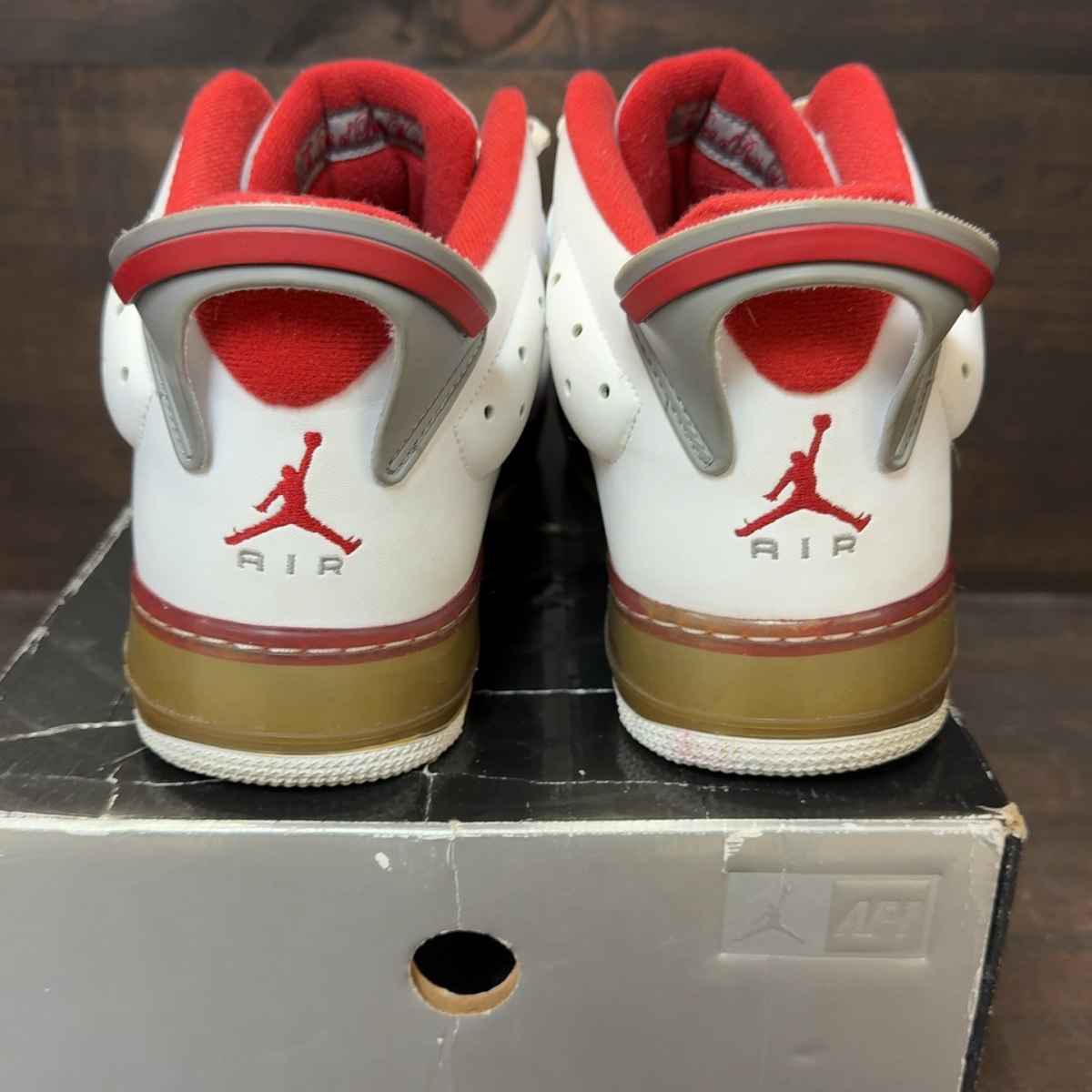 Nike Air Jordan Fusion Varsity Red Size 14 (Pre-Owned) - Image 5