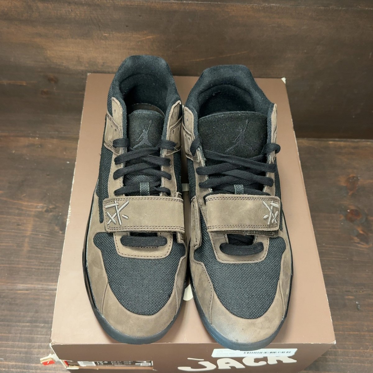 Jordan Jumpman Jack TR Travis Scott Dark Mocha Size 12.5 (Pre-Owned) - tag
