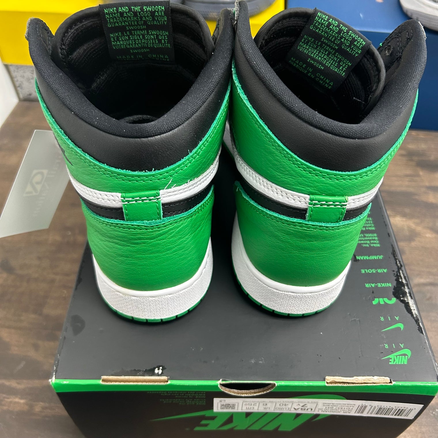 Lucky Green Jordan 1 High (GS) (Used, No Lid)