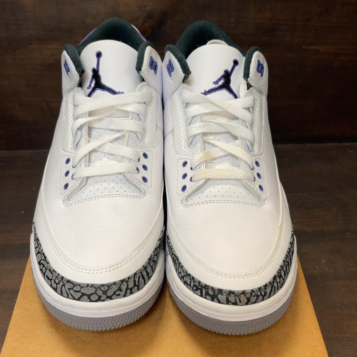 Jordan 3 Retro Dark Iris Size 11 (Pre-Owned) - Image 3