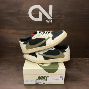 Jordan 1 Retro Low OG SP Travis Scott Olive (Women's) - Image 1