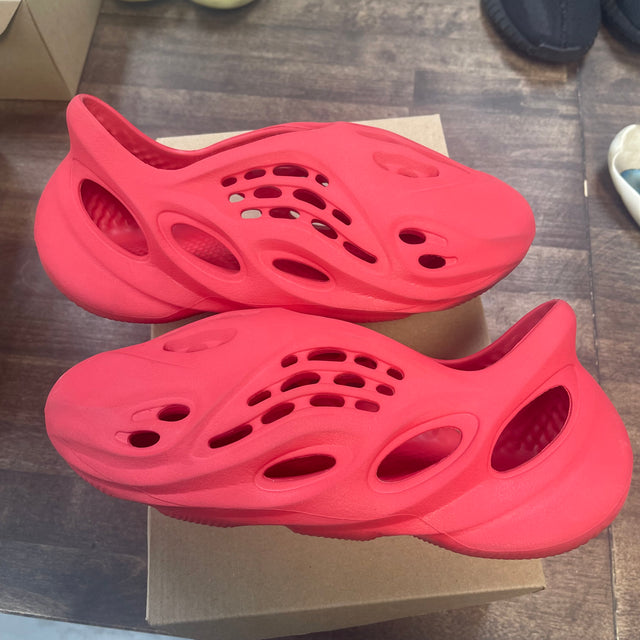 Vermillion Yeezy Foam RNNR (USED, No Box)