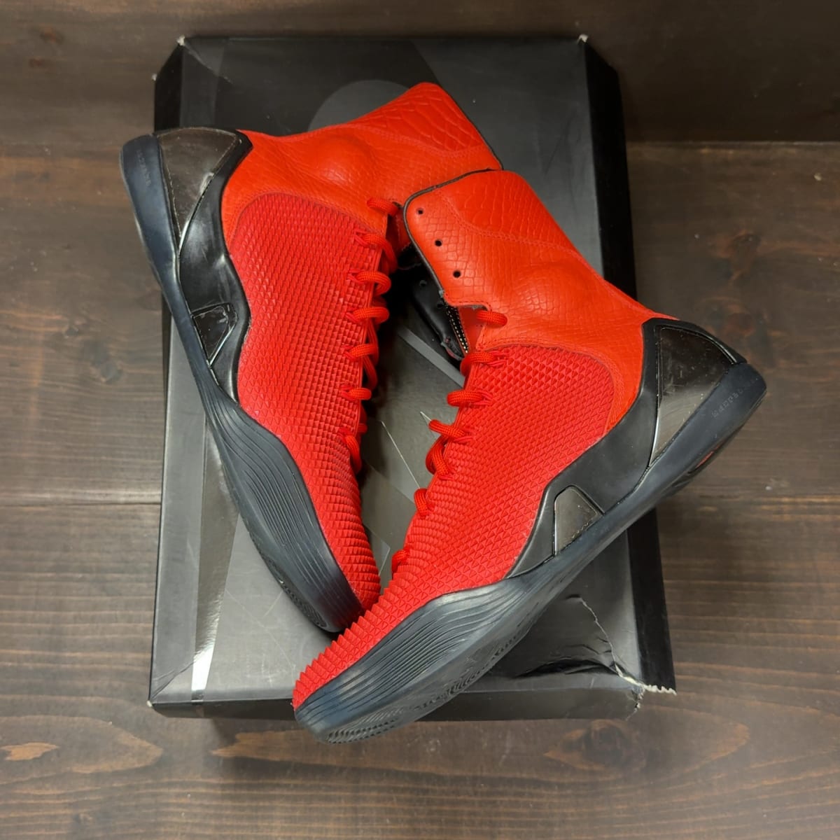 Nike Kobe 9 KRM EXT High Red Mamba Size 9 (Pre-Owned) - back