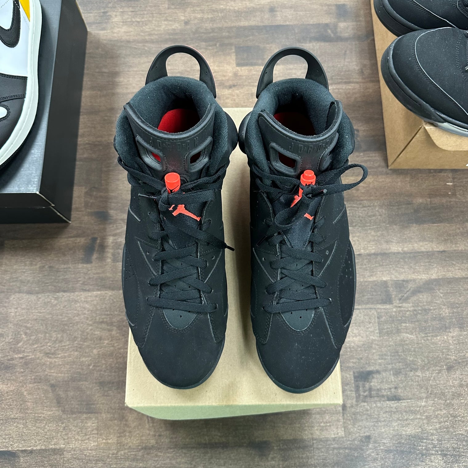 Black Infrared Jordan 6 Retro (2018) (USED, No Box)
