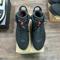 Black Infrared Jordan 6 Retro (2018) (USED, No Box)