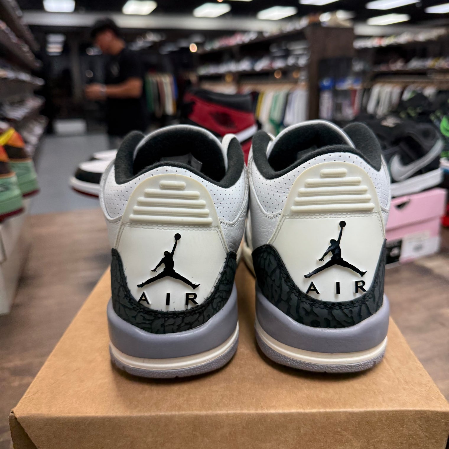 Cement Grey Jordan 3 Retro (GS) (USED, No Box)