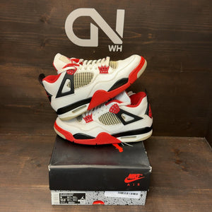 Jordan 4 Retro Fire Red (2020) Size 9 (Pre-Owned) - front