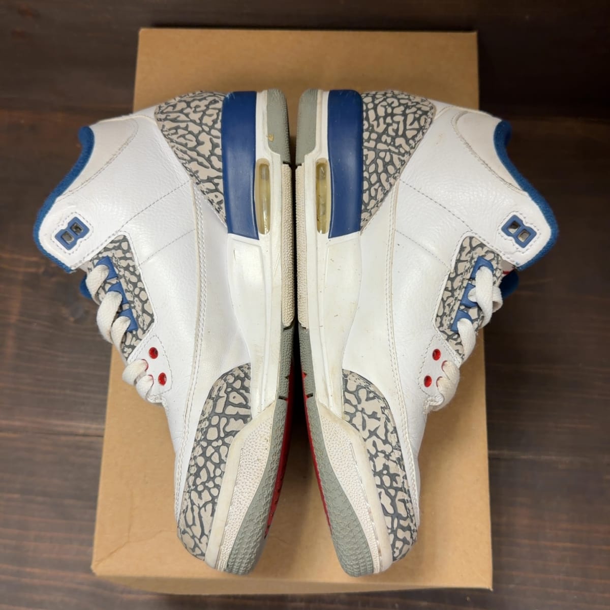 Jordan 3 Retro True Blue (2016) (GS) Size 7Y (Pre-Owned) - aux