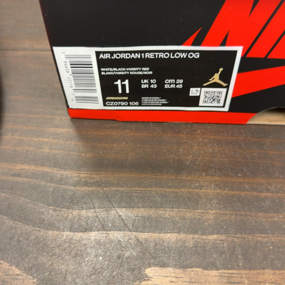 Jordan 1 Retro Low OG Black Toe (2023) - Image 9