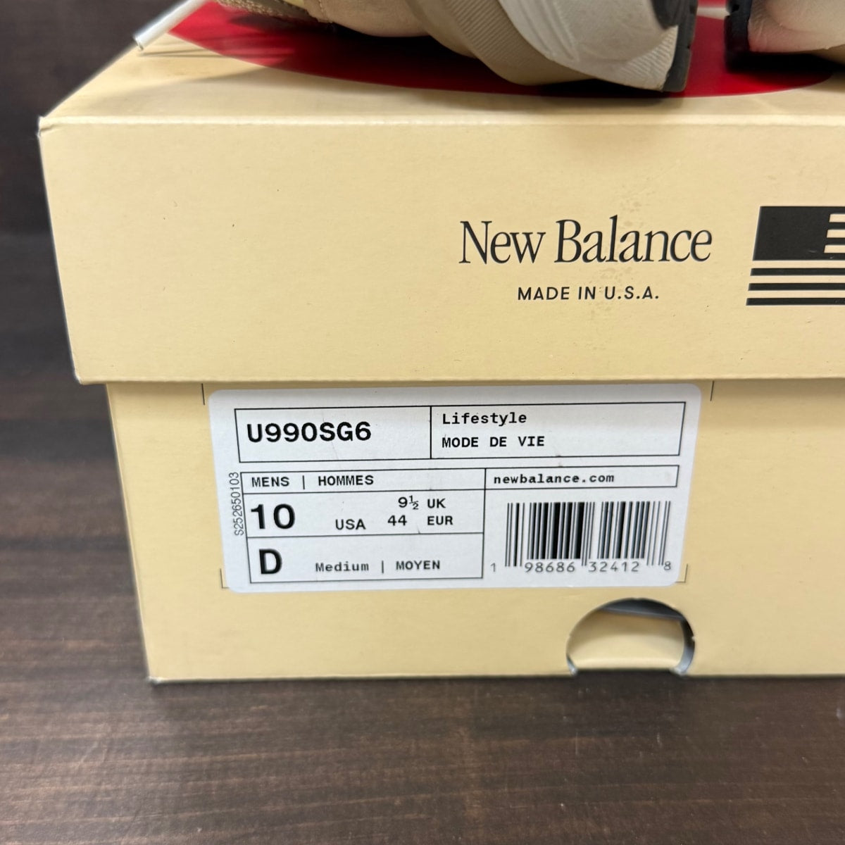 New Balance 990v6 MiUSA Driftwood Timberwolf - Image 6
