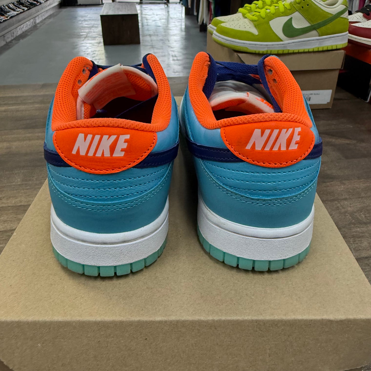 Baltic Blue Total Orange Dunk Low (USED, No Box)