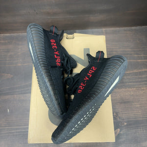 adidas Yeezy Boost 350 V2 Black Red - Image 2