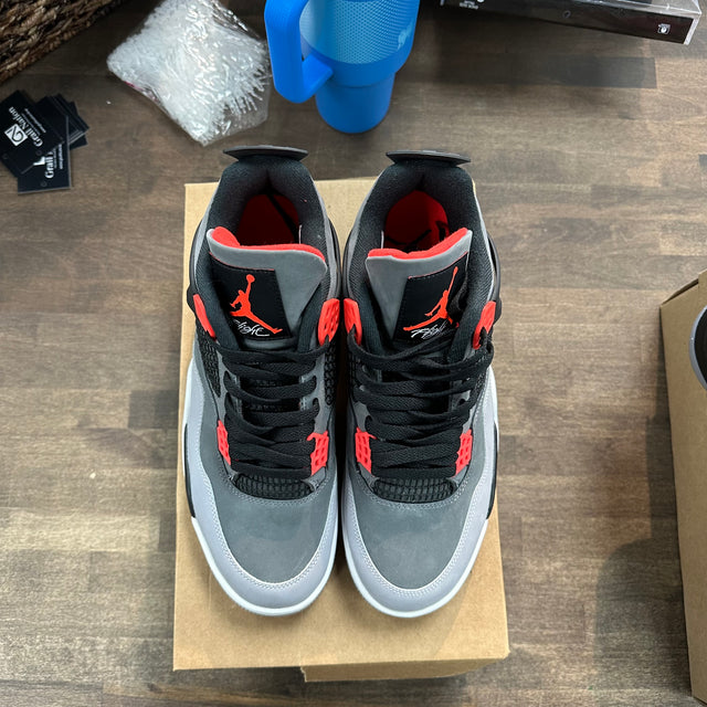 Jordan 4 Retro Infrared (US 10) (Lightly Worn, No Box)