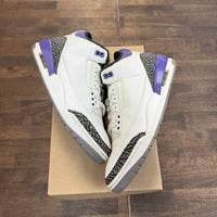 Dark Iris Jordan 3 (USED, No Box,No Insoles)