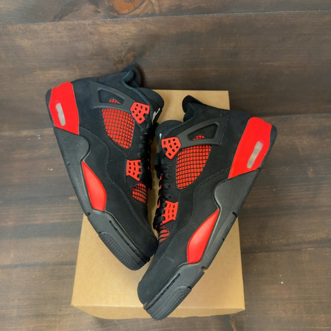 Jordan 4 Retro Red Thunder Size 11 (Pre-Owned) - Image 2