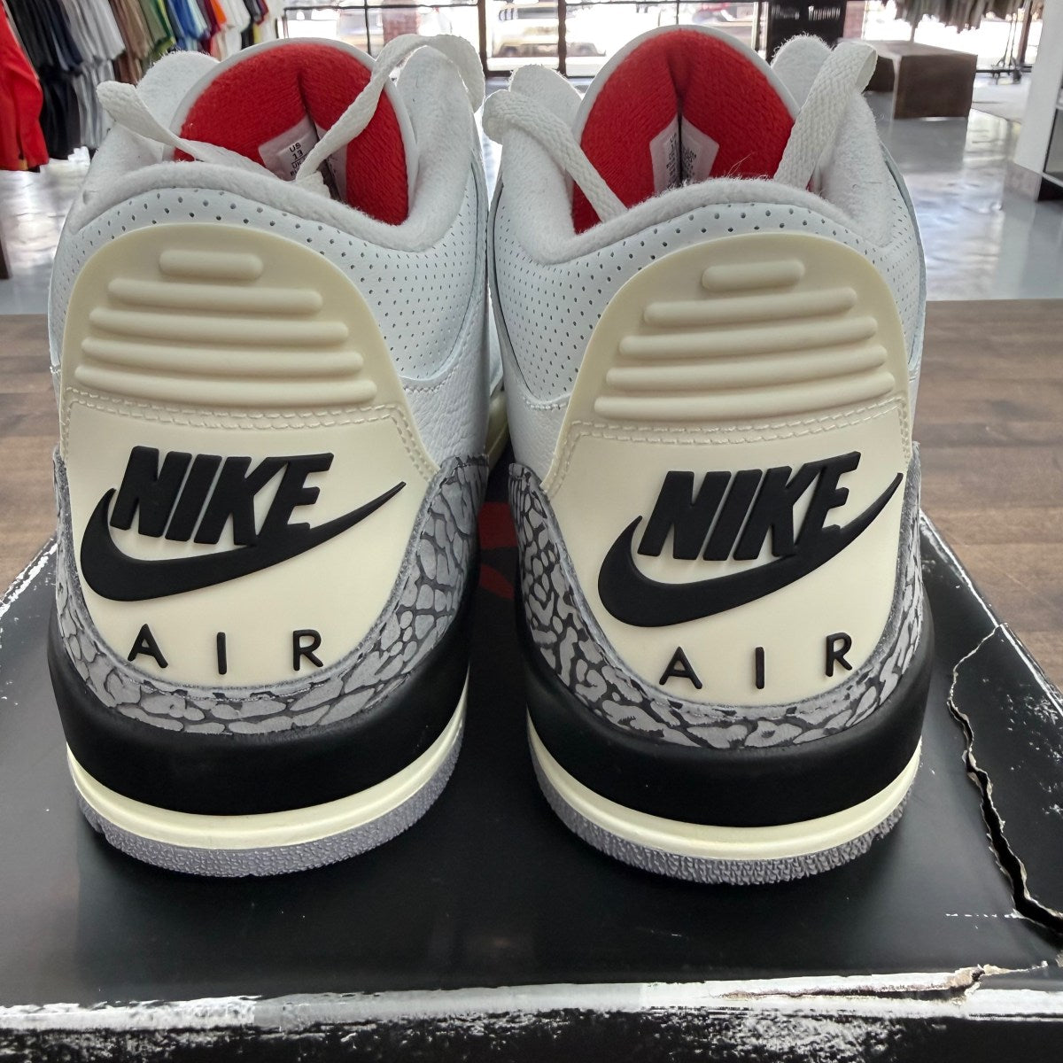 Jordan 3 Retro White Cement Reimagined Size 13 (Pre-Owned) - Image 3