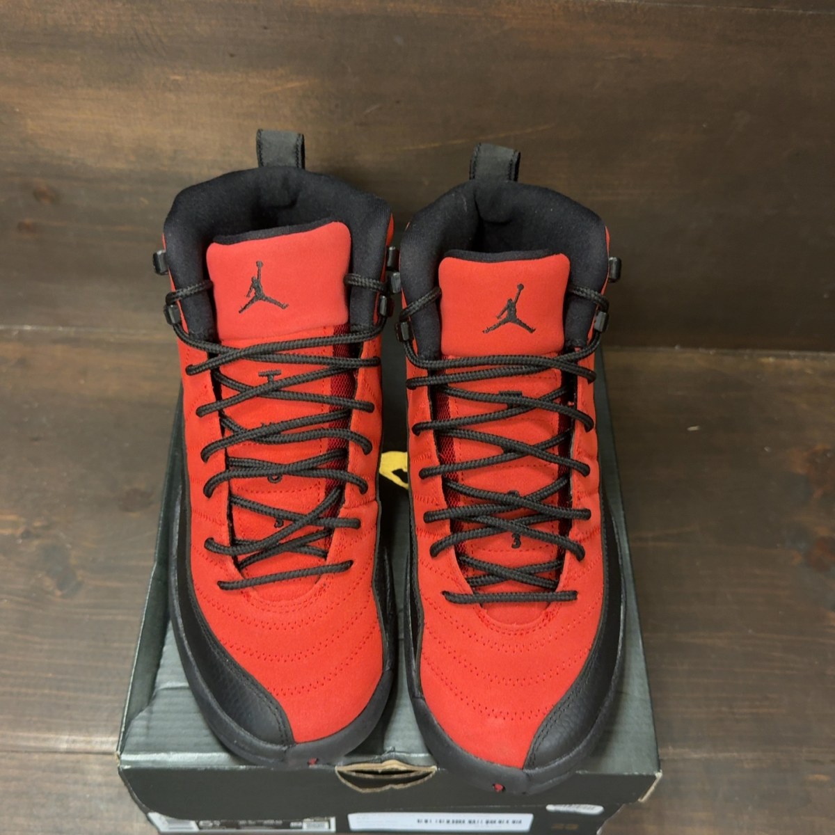 Jordan 12 Retro Reverse Flu Game (GS) Size 5.5Y (Pre-Owned) - tag
