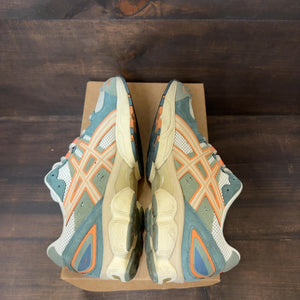 ASICS Gel-Nimbus 9 Cream Green Orange Size 10 (Pre-Owned) - Image 6