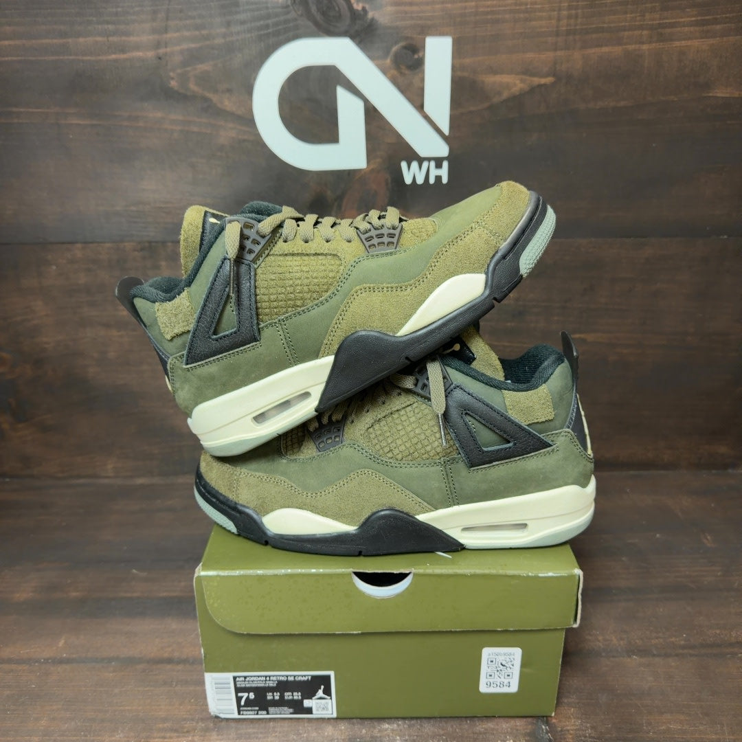 Jordan 4 Retro SE Craft Medium Olive - Image 1