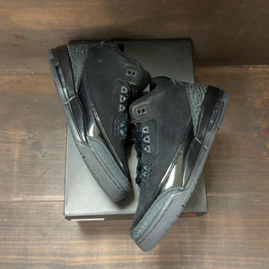 Jordan 3 Retro Black Cat (2025) (GS) Size 6.5Y (Pre-Owned) - back