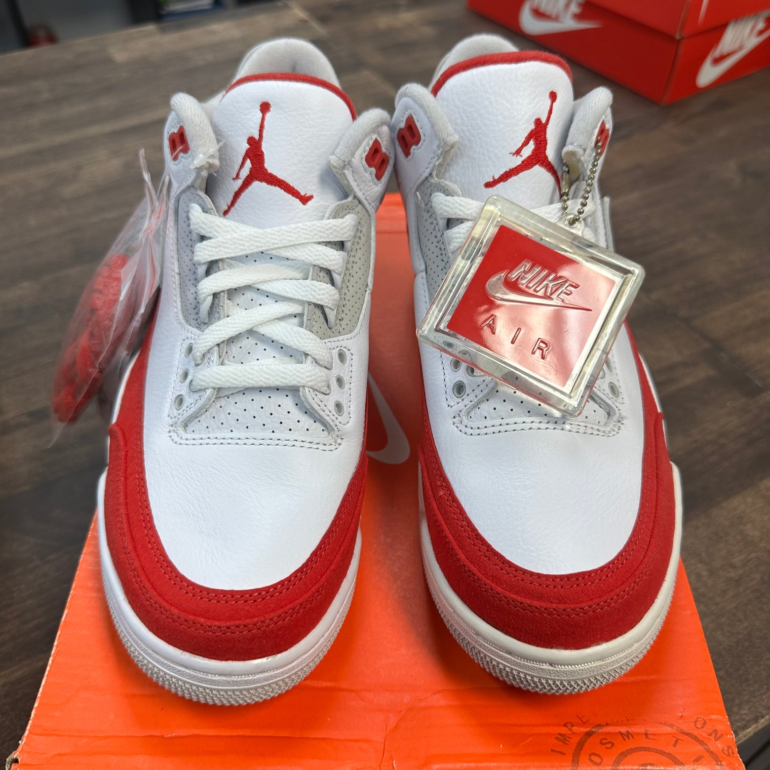 Tinker White University Red Jordan 3 Retro (B-Grade)