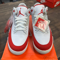 Tinker White University Red Jordan 3 Retro (B-Grade)