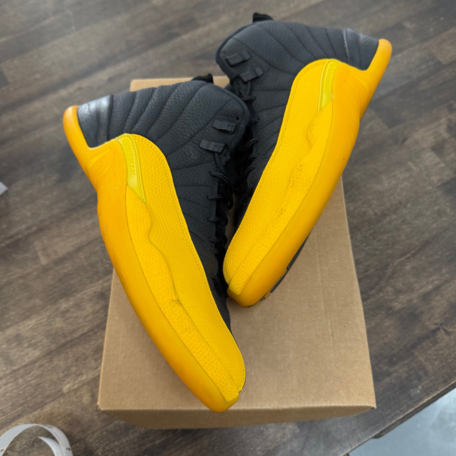 University Gold Jordan 12 (USED, No Box)