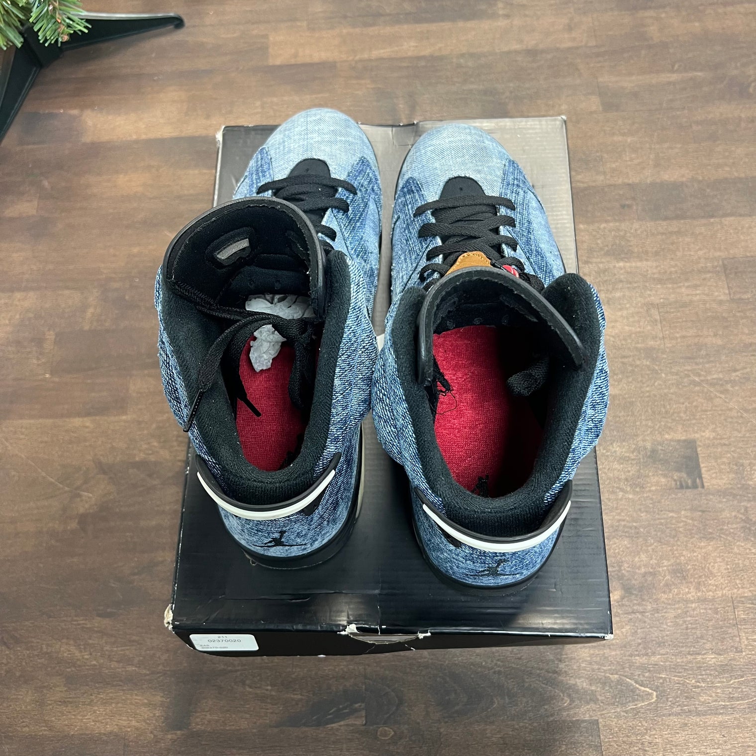 Denim Jordan 6 (USED, no box)