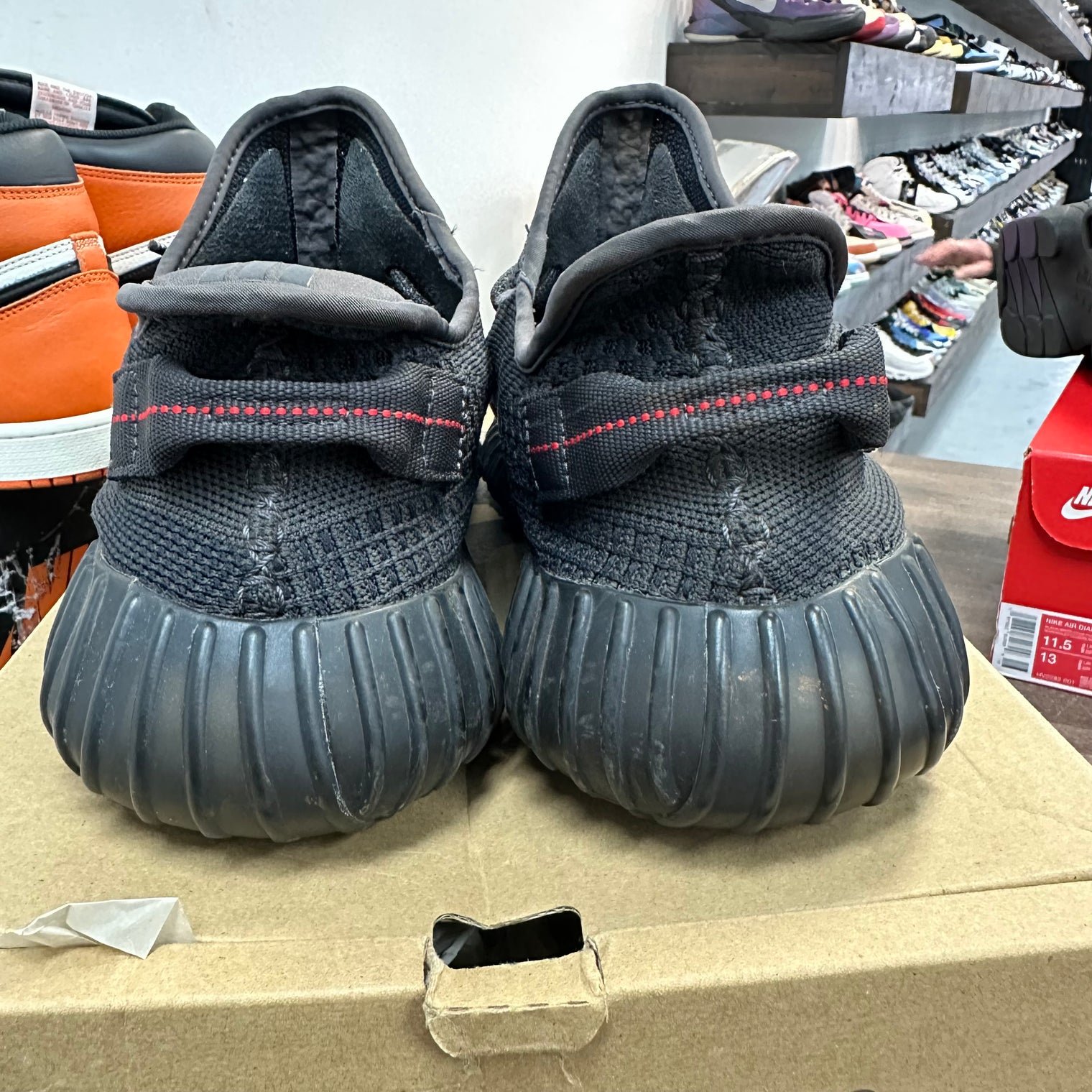 Black Static Non-Reflective Yeezy 350 (USED)