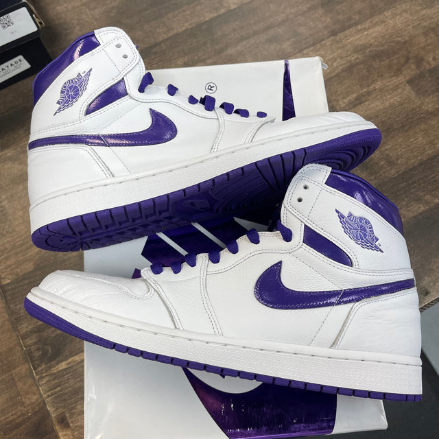 Purple Metallic Jordan 1 High (W) (USED)