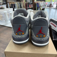 Cool Grey Jordan 3 (USED, No Box)