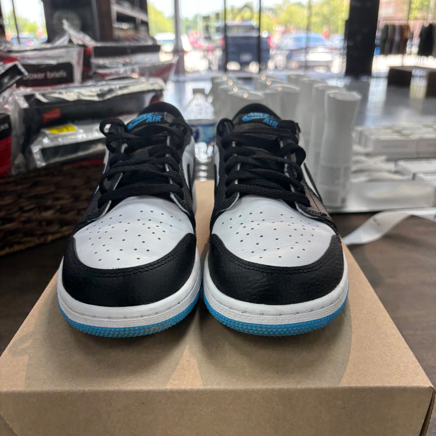 (GS) Powder Blue Jordan 1 Low (USED,No Box)