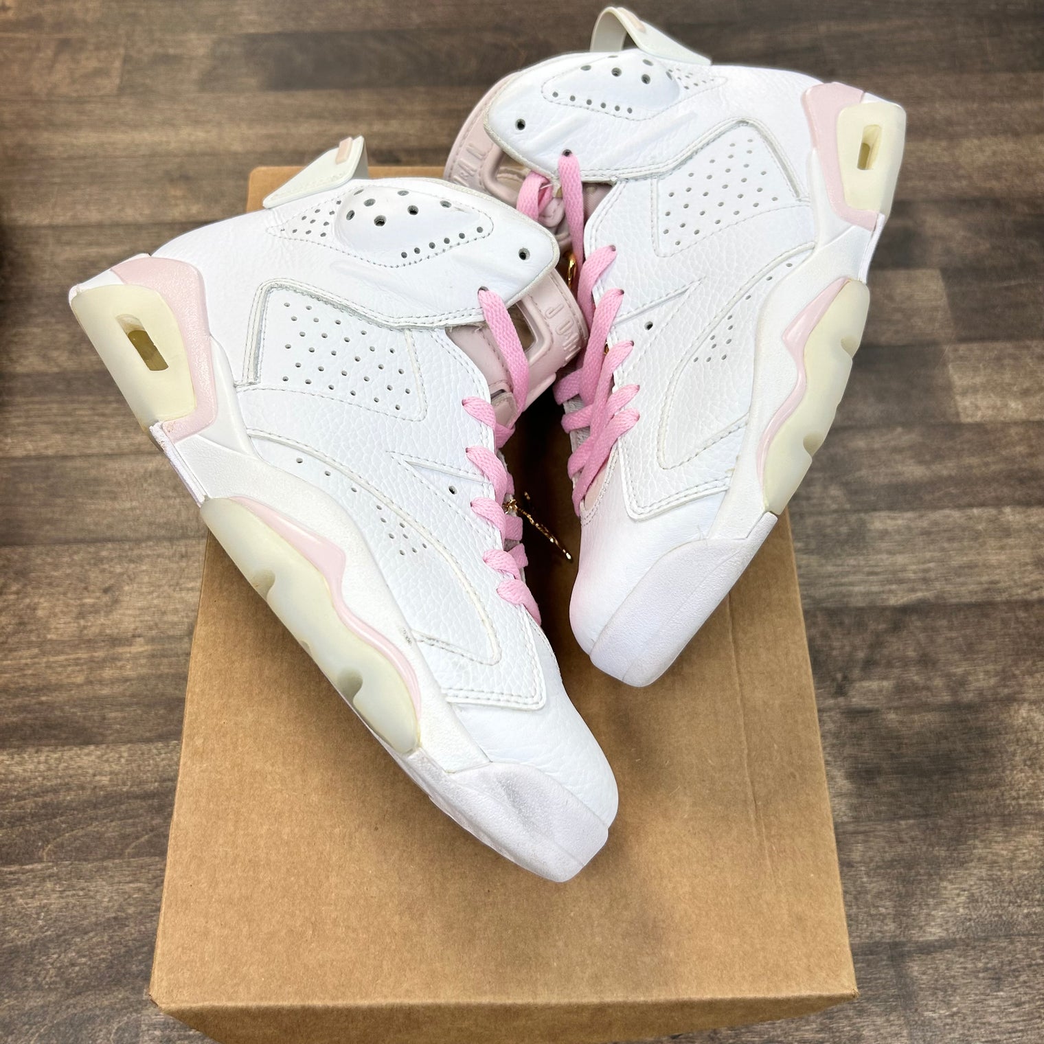 Gold Hoop Jordan 6 (W) (USED, No Box)